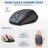 E-YOOSO 2PCS Wireless Mouse, 2.4G Portable USB Mice, 18 Months Battery Life, 5-Level 4800 DPI for Laptop, PC, Mac