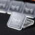 Chocfox Keycaps Low Profile PBT Keycaps for Kailh Chocolate Switch Mechanical Keyboard (Frosted Transparent White,