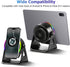 Cawinii 4-in-1 360 Wireless Induction Bluetooth Speaker, with Rotating Phone Holder and RGB Ambient Light