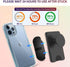 3PCS Detachable Sticky Plastic Part Strips Replacement for Pops Wallet+, Adhesive Base with Extra 3Pack 3M Tapes Black