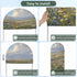 Jnbasdffb 6.6 Spring Floral Wedding Arch Cover, Stretchy Spandex Arch Backdrop Stand Covers FT, Oil Painting Pastoral
