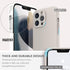 SURPHY iPhone 13 Pro Case (6.1", 2021) - Liquid Silicone, Screen Protector, Camera Protection, Soft Microfiber Lining,