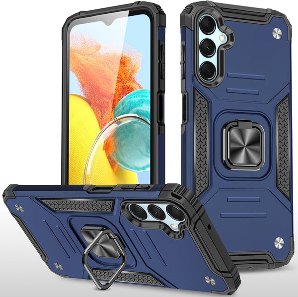 Galaxy A25 5G Case, Military Grade Built-in Kickstand with Holster Armor Heavy Duty Shockproof Cover for Samsung Galaxy