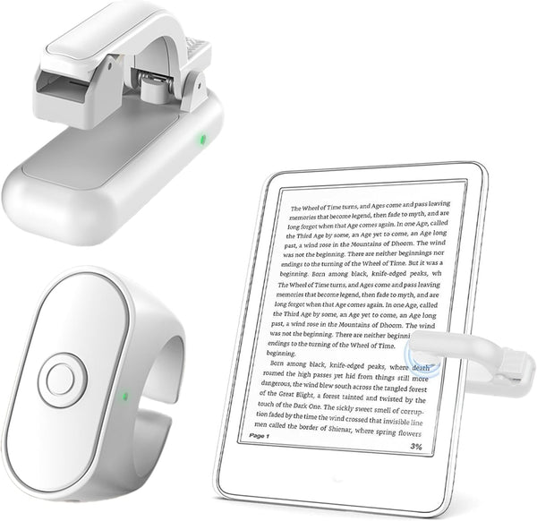 Generic Remote Control Page Turner Ring for Kindle Paperwhite/Scribe/Oasis, Wireless RF Remote Control