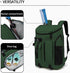 Backpack 4-Way Kalesi Gym Duffle Tennis Bag Waterproof with Shoes Compartment for travel Sport Hiking laptop (Forest