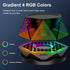 EGKimBa Magnetic Diamond Bluetooth Speaker, Small Wireless Speaker with Multi RGB Color Light Show, Portable Phone Stand for iPhone, Android, TWS Pairing- 2 Pieces