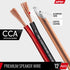 Install Link 12 AWG Gauge Speaker Wire Cable (100 Feet), Stereo, Car or Home Theater, CCA