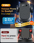 YRU 2024 Ultimate Car Phone Holder Mount, 80+LBS Safest Strongest Rotatable Suction, Dashboard Windshield for iPhone,