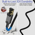 1000Mbps RJ45 6.6FT) Herfair Ethernet to USB C Cable Gigabit LAN Internet Cable High Speed to USB Adapter Cord