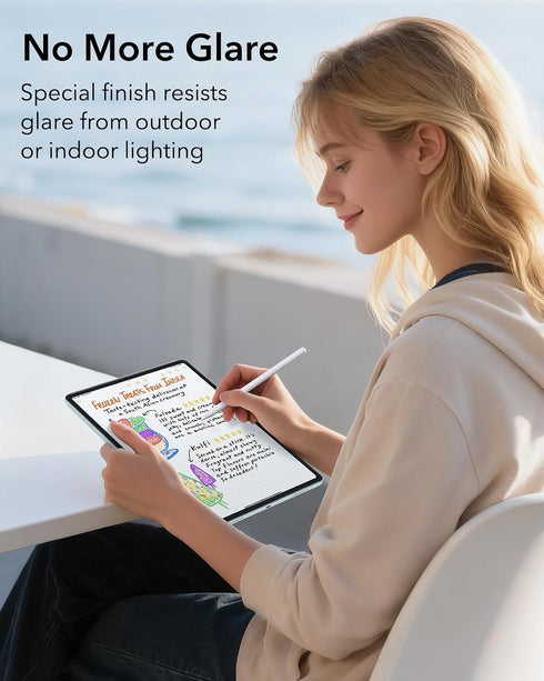 2 Pack 13 Inch M4/M3/M2 (8th/7th/6th 9H ESR Paper-Feel Screen Protectors for iPad Air Generation), Matte Writing