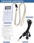 ZHIWHIS Mini Portable FM Radio, Stereo LCD Digital Display Tuning Pocket Walkmen with Earphone, AAA Battery Operated