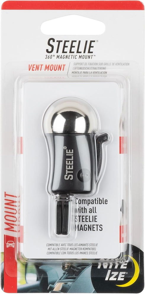 Nite Ize Steelie Vent Mount - Additional Car Vent Mount for Cell Phones -