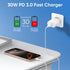 iPhone 16 15 Fast Charging Charger, 30W USB C Block with 10FT Cable for iPhone 15 16 Plus Pro Max