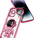 NGB Supremacy Liquid Floating Glitter Case for iPhone 11 Pro Max, 6.5 inch, Astronaut Rose Gold with Tempered Glass