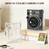 WOGOZAN 41 41 3 Inch 64 Album, 2 10 Mini Clear Case Kit for Fujifilm Instax Mini Instant Camera, Hard PC Clear Case