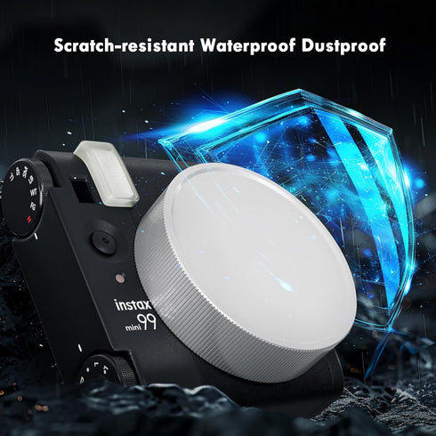 Rieibi Lens Cap for Fujifilm Instax Mini99, Anti-Loss Rope, Anti-Scratches Aluminum Mini99 Lens Cover