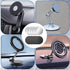 JJUNW 10 Pcs Universal Metal Plate, Adhesive Thin Metal Plates (Compatible with Magnetic Mounts), Magnet Phone Metal