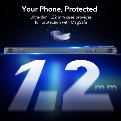 ESR iPhone 14 Pro Case, Frosted Black Military-Grade Protection, Compatible with MagSafe, Resists Scratches