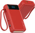 Nusyddy Portable Charger, 27000mAh 22.5W Fast Charging Power Bank with Built-in Cable, USB
