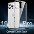 JETech 16 6.3-Inch, Case for iPhone Pro Non-Yellowing Shockproof Phone Bumper Cover, Anti-Scratch Clear Back (Clear)