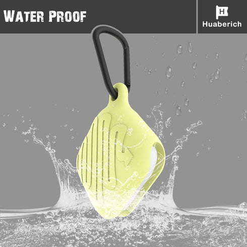 Waterproof Case for Airpods 3, Soft Silicone Protective Unibody Design, Wireless Charging with Keychain (Green&Night