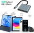 USB C to HDMI Adapter, 3-in-1 HDMI to USBC Digital AV Multiport Adapter for MacBook Pro Air