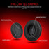 Universal Replacement Ear Pads for Sony MDR-ZX110, JBL Tune 600bt, Thicker Black Ear Cushions by Krone