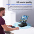 JTEMAN Tablet Stand Adjustable with Bluetooth Speakers - Kitchen Gadgets, Wireless Speaker Tablet Holder, Desk Mic
