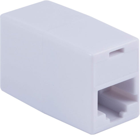 Power Gear in-Line Network Coupler, RJ45 Ethernet Cables, White, 76750, 1 Pack