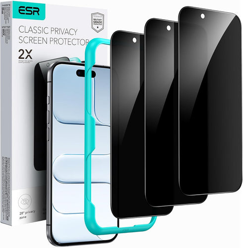 ESR 3 Pack for iPhone 16 Pro Max Privacy Screen Protector, Anti-spy