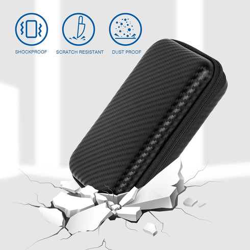 TOCCOOL 10000mAh, 20000mAh(Black) Solar Power Bank Carrying Case - Portable Hard Travel Storage Box for Solar Chargers