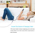 USB Extension Cable 10 ft Type A Male to A Female USB 2.0 Cable Extension Extender Cord with Gold-Plated Connectors, White by Besgoods