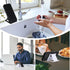 Ymapinc 4 Pcs Foldable Cell Phone Holder for Desk, Adjustable Desk Cell Phone Stand, Universal Mobilephone Stand