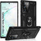 ADDIT Case for Samsung Note 20 Ultra, Military Grade with Ring Car Mount Kickstand, Black