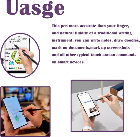 Galaxy S23 Ultra S Pen with Bluetooth, Samsung Galaxy S23 Ultra All Versions, Purple Stylus Pen