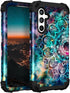 Hocase for Galaxy S23 FE Case, Heavy Duty Shockproof Protection Hybrid Soft Silicone Rubber + Hard Plastic Bumper for