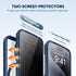 TIESZEN iPhone 15 Pro Max Case - Dark Blue, Dustproof, MagSafe Compatible, 9H Tempered Glass & Privacy Screen