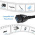 UCEC USB 3.0 Extension Cable, Male to Female 90 Degree Short Extension Cord, 6 Inch, 2 Pack (Black)