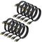 CEFOJQAO Short HDMI Cable 1 FT 10-Pack, Shielded 4K HDMI TV Cord, Gold-Plated