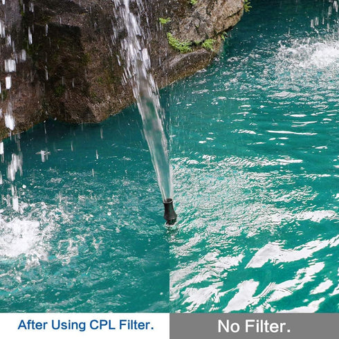 37mm Filter Kit - Universal UV CPL FLD Filter Set with Lens Cap Replacement for Canon Nikon Sony Pentax Olympus Fuji