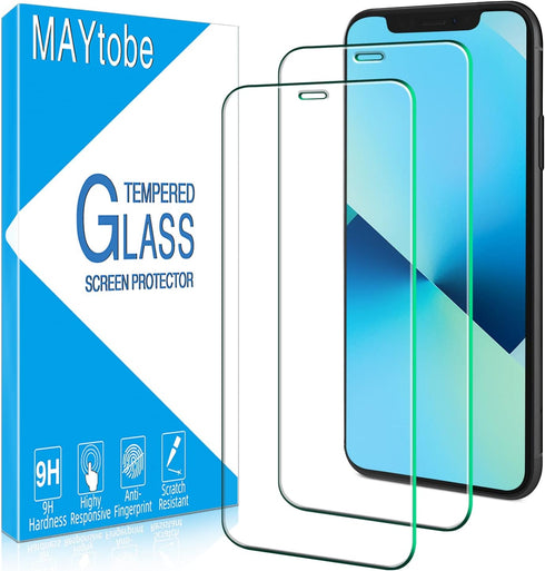MAYtobe [2 Pack Screen Protector for iPhone 11 and iPhone XR Tempered