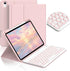 JKSML for iPad (A16) 11th/10th Gen case with Keyboard, Round Key, 7 Color