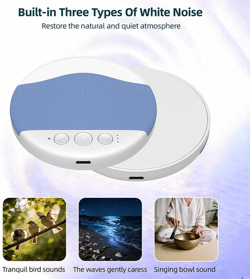 Generic 9.8x1.3cm, Pillow Speaker, Effortless Audio Streaming, White Noise Device, Under Pillow Speaker, Portable