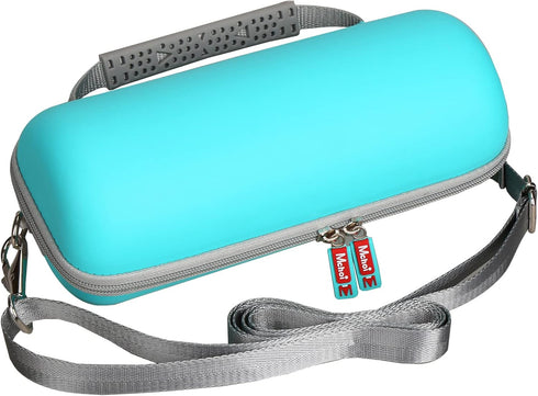 Mchoi Hard Portable Case for JBL Charge 4 / Charge 5 Waterproof Bluetooth Speaker, Teal, with Shoulder Strap, Case Only