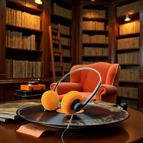 GOUDOGEDC Headset,Headphone,for Retro Over-Ear Headphone,Vintage Feelings Underwire Headphones,Retro Lightweight