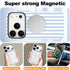 flewfun 17 Magnetic for iPhone Pro Case Cute Stripes Phone Case, Shockproof Slim TPU and Hard PC Protective Phone Cover