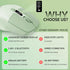 SEUNKWANG Q1 2.4G 1600 6 EWEADN Wireless Bluetooth Mouse, BT & Computer Mouse with Battery & DPI LED Screen Display