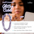 LIQUIPEL Powertek Glitter MFi Certified 6ft Lightning to USB Cable, Fast Charging for Apple iPhone, iPad, Purple