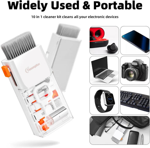 Laptop Cleaning Kit, Electronics Cleaning Tool for MacBook, iPad, Phone, iPhone Pro, Brush Tool for Computer, TV,
