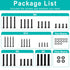 Yaotieci 24" 32" 39" 40" 42" 43" 48" 50" 55" 58" 65" 70" 75" TV Stand Legs Screws Kit for Insignia TV Legs